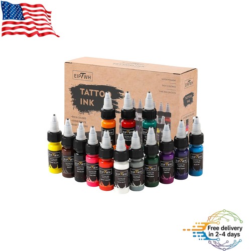 Colors tattoo ink set - colors, set,15ml