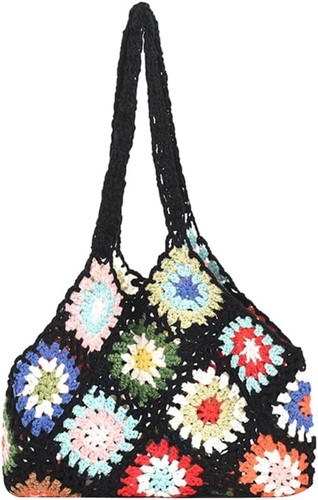 Crochet hand bag beach - hand, /