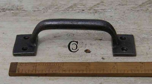 Antique iron sash handle - iron,