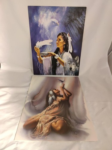 Pair eagle feather gallery - pair,