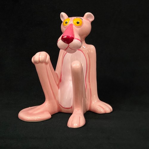 Vintage pink panther figurine - vintage,