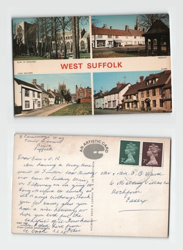 Postcard west suffolk - -,