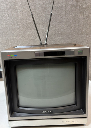Vtg sony trinitron color - trinitron,