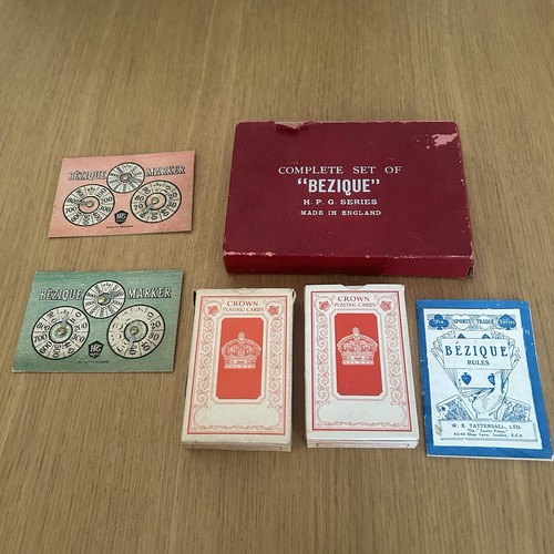 Bezique vintage card game - bezique,