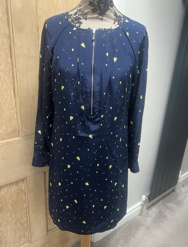 Whistles navy abstract viscose - navy,