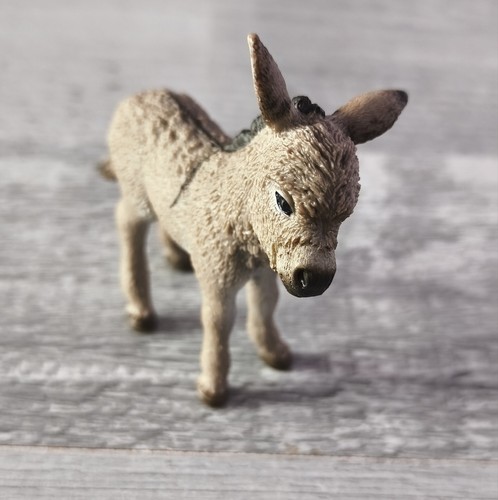 Schleich grey donkey - donkey, baby