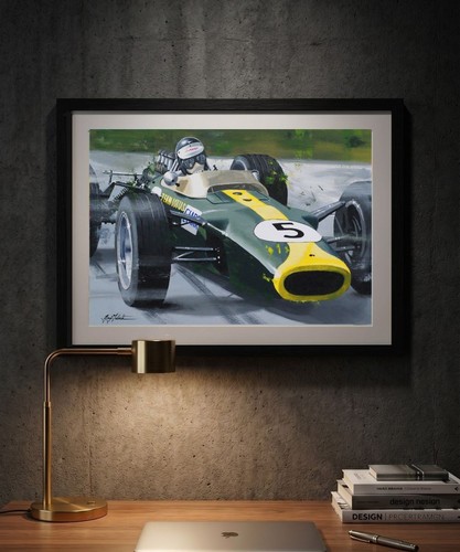 Jim clark print from - jim,