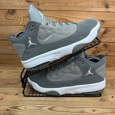 Nike Trainers Mens Size UK 6 Air Jordan Max Aura 2 Medium Grey Basketball Shoes