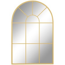 HOMCOM Modern Arched Window