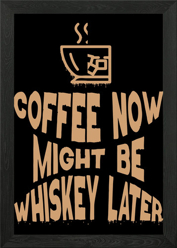 Whiskey drinker quote framed - whiskey,