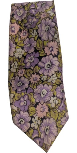 Floral pattern tie - floral,