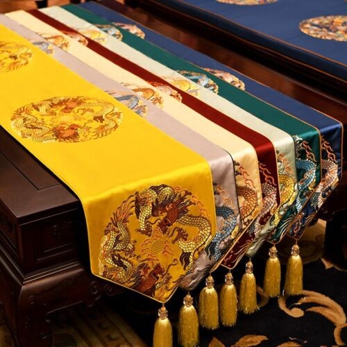 Chinese table runner jacquard - chinese,