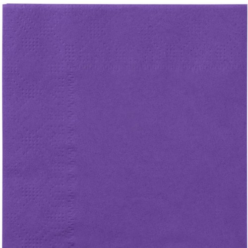 125 purple paper napkins - x,