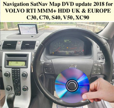 Navigation SatNav Map DVD update 2018 for VOLVO RTI MMM+ HDD UK & EU - S40, XC90