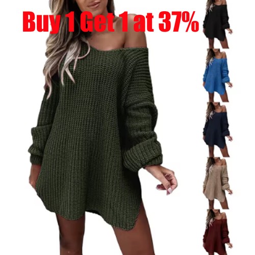 Womens plunge oversized - v,