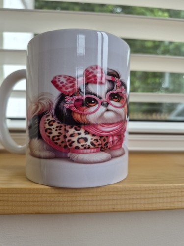 Shitzu ceramic mug - ceramic,