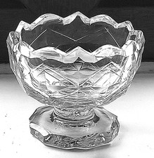 ANTIQUE GEORGIAN GLASS OVAL