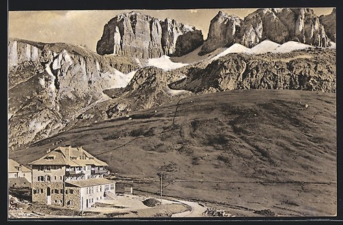 Postcard christomanos house - christomanos, on