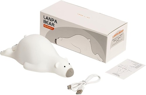 Cute bear night light led - bear,