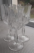 3  RCR Crystal Wines Glasses 'Opera' Design ? size is 17 x 7 cm