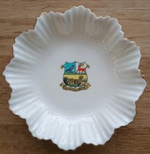 Fab Vintage Crested China Pin
