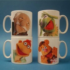 Muppets Character Printed Mug Kermit Fozzie Animal Waldorf & Statler Chef Rowlf