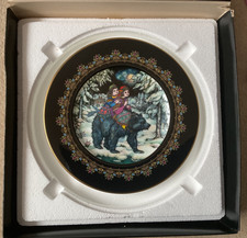 Villeroy & Boch Russian Fairy Tale Plate - Tsar Bear. Ltd Edition. Boxed.