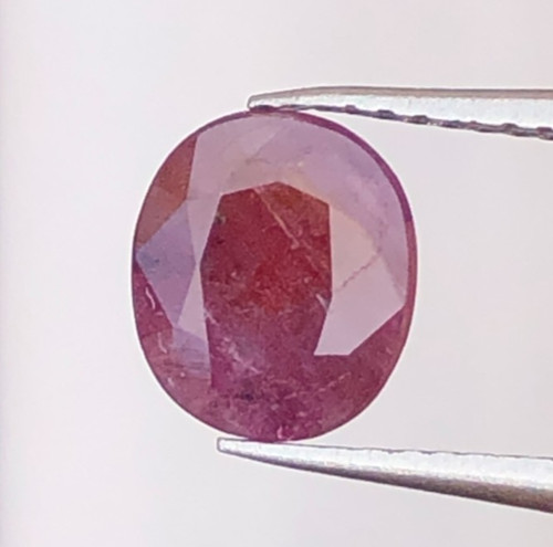 Natural faceted oval - 1.50,