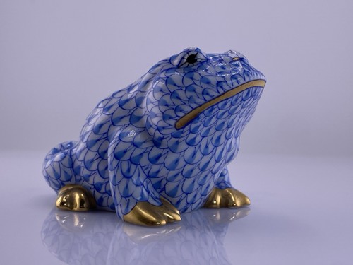 Herend handpainted blue - herend,