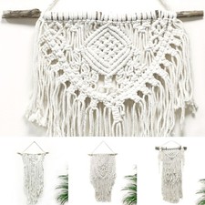 Hand Made Macrame Wall Hanging Artisan Boho Decor Indonesian Statement Piece