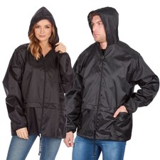 Unisex Adults Plain Rain Coat