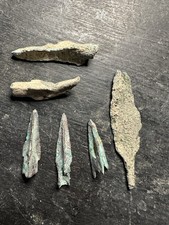 Ancient Arrowheads Lot Of 6