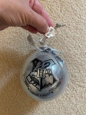 Large Harry Potter Hanging Decoration Christmas Tree Bauble Xmas gift silver-new