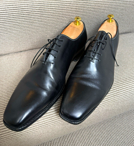 Santoni men black - men’s, leather