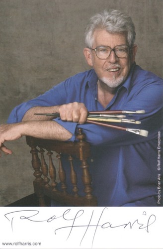 Rolf harris signed 6x4 - harris,
