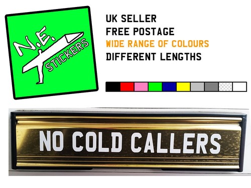 Cold callers letterbox - no, sign