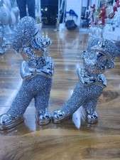 Crushed Diamond Silver Shelf