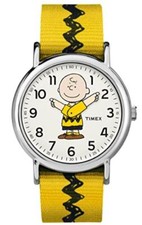 Timex Peanuts Charlie Brown Weekender Watch | 38mm | Water Resistant | TW2R41100