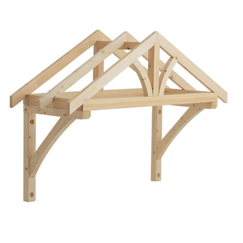 Snowdon timber porch - timber, canopy