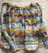 Vintage Floral Kitchen Apron