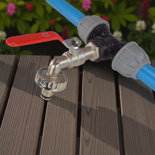 Water pipe tee - kit, mdpe