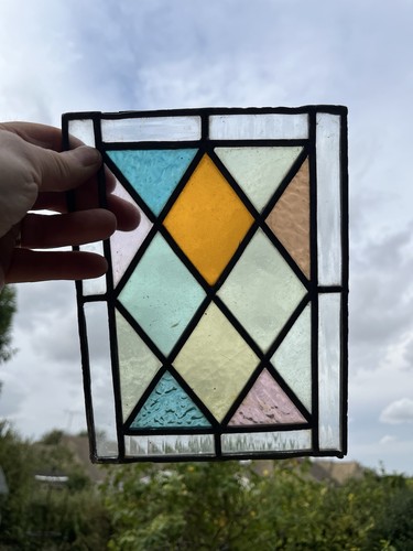 1930s leaded glass door - leaded,