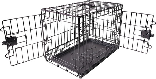 Medium metal dog - metal, crate/cage