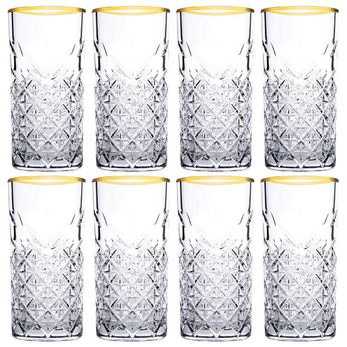 Timeless gold rim highball - timeless,