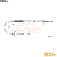 CABLE PULL PARKING BRAKE