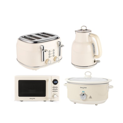 Salter retro cream kitchen set - salter,