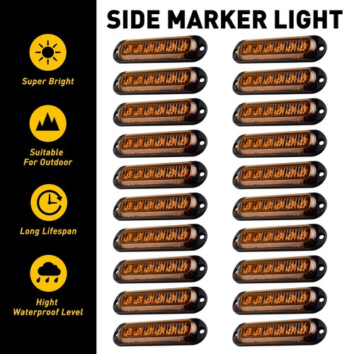 20x smoked 6led - 6led, marker