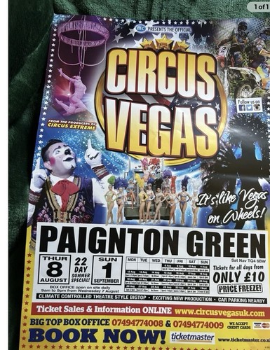 Large circus vegas poster - ,