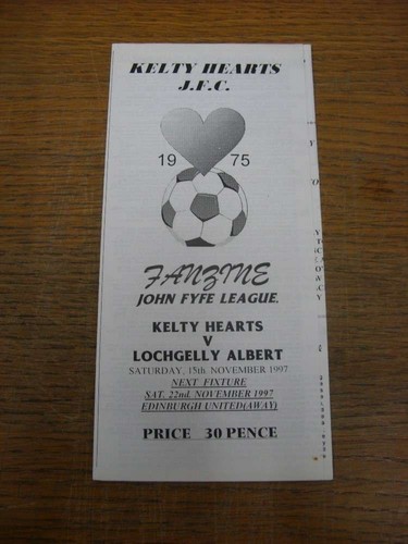 1997 kelty hearts v - 15/11/1997,