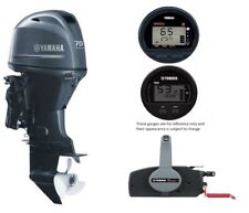 NEW YAMAHA F 70 BETX Four Stroke Outboard Motor HP F70 X LONG Power Trim Boat